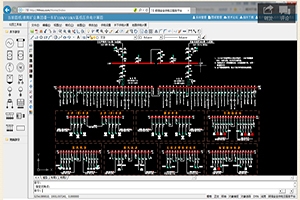 明信安全供电云平台集成梦想云图网页CAD